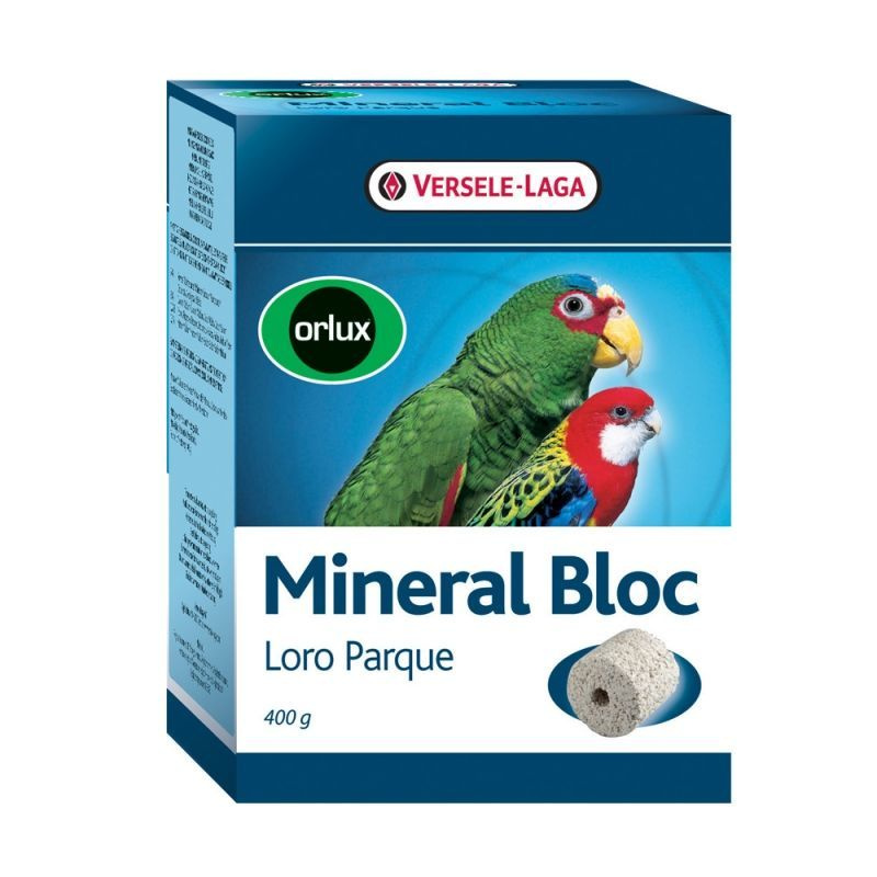 Минеральный блок Versele Laga Orlux Mineral Bloc для средних и крупных попугаев , 400г.  #1