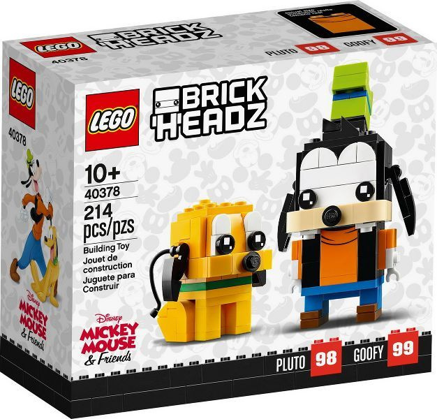 Конструктор LEGO BrickHeadz 40378 Гуфи и Плутто #1