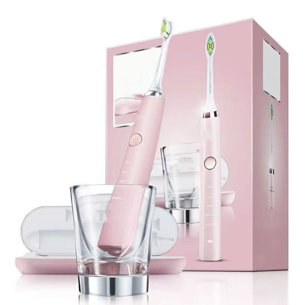 Philips Sonicare Электрическая зубная щетка Philips Sonicare DiamondClean, розовый  #1