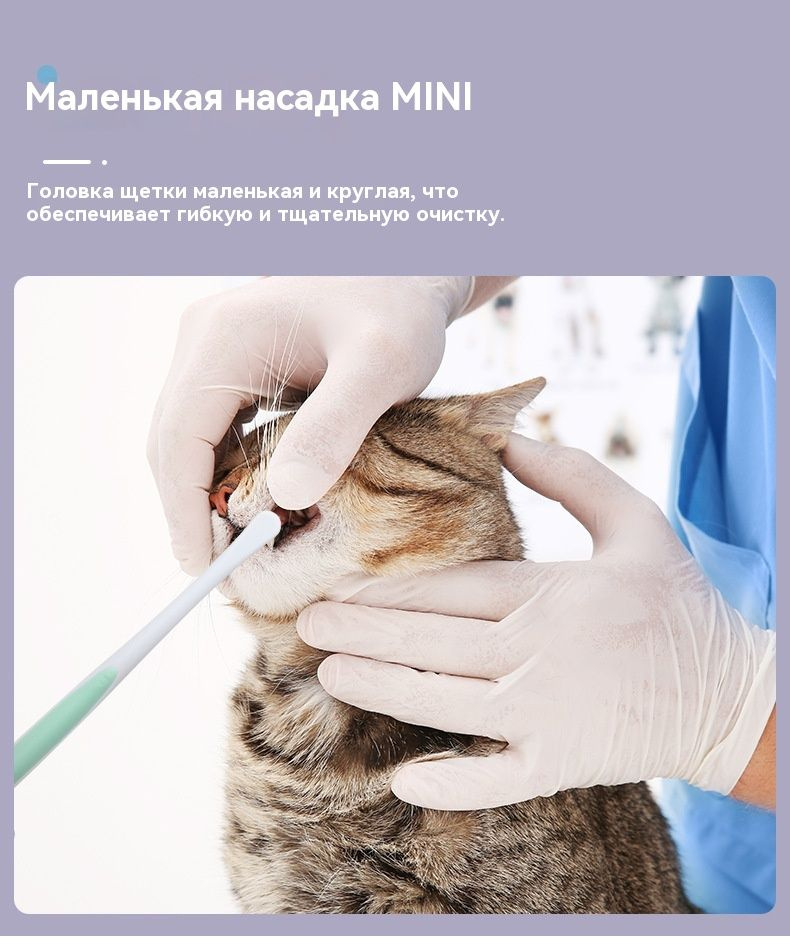 Зубная щетка Cat Dog Oral Clean Мягкая щетина Зубная щетка для домашних животных  #1