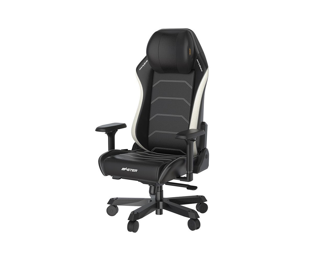 Компьютерное кресло DXRacer Master Plus / XL Microfiber Leatherette Black White #1