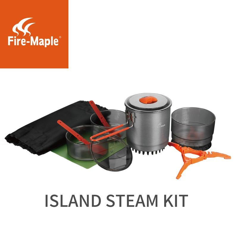 Fire-Maple(ISLAND STEAM KIT)набор из 10 предметов;Посуда для ...