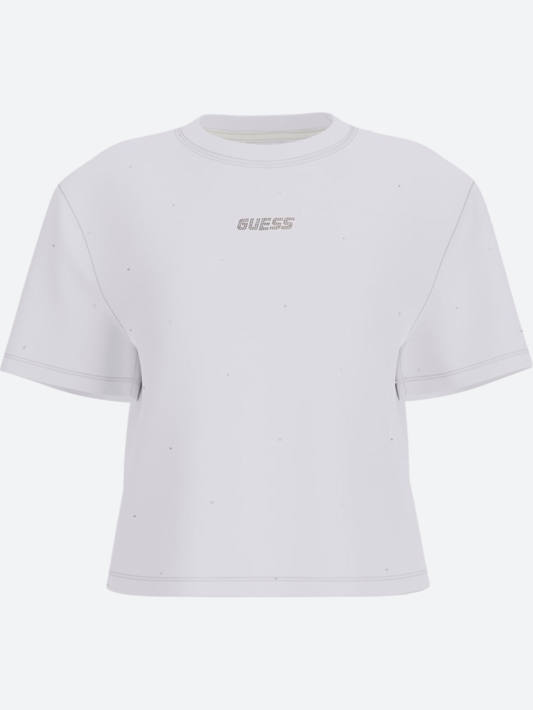 Футболка GUESS PRIMULA RHINESTONES BOXY TEE 1 шт #1