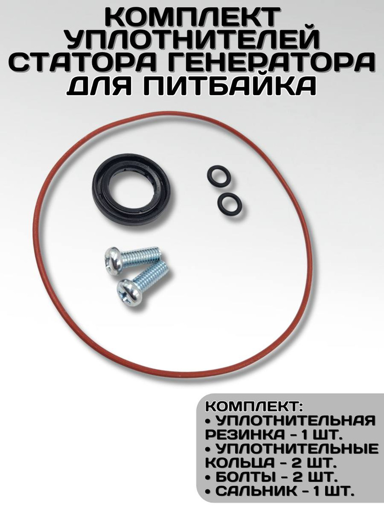 Уплотнители статора генератора для питбайка #1