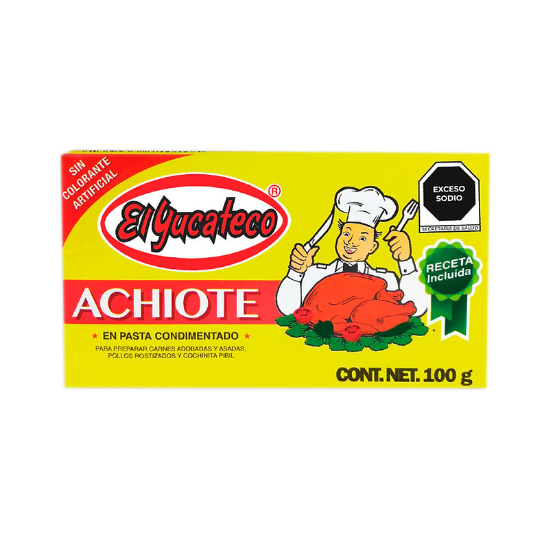 Маринад мексиканский Ачиота для мяса / Achiote El Yucateco en Pasta Cajita 100г #1