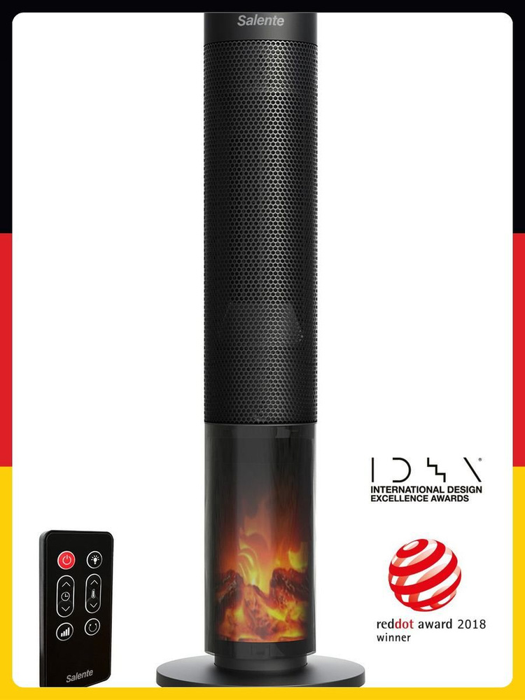 ТеплоВентилятор Salente HotTower black #1