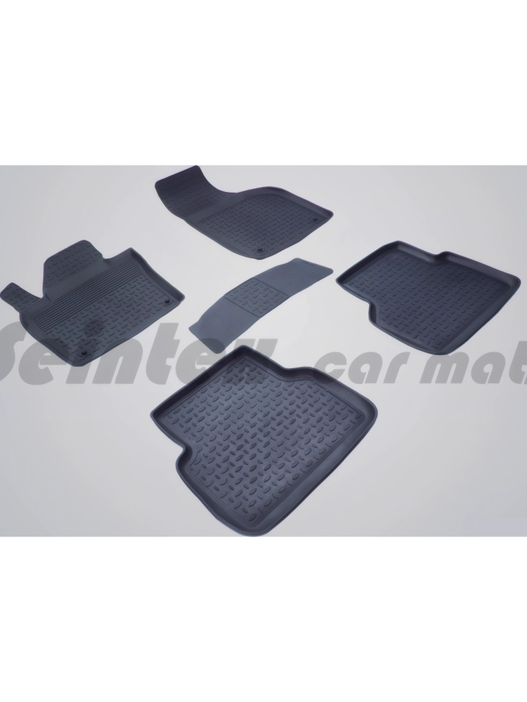 Резиновые коврики с высоким бортом для Audi Q3 (8U) 2011-2018 Seintex 85506 #1