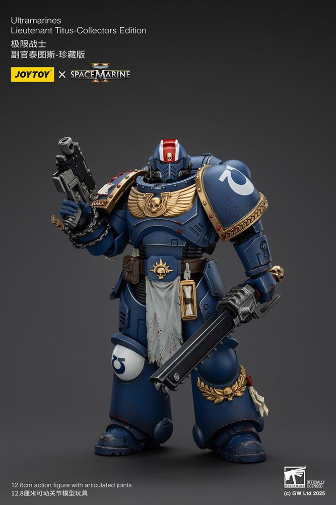 Figurine Warhammer 40K Ultramarines Intercessors – JOYTOY 1/18, Hyper Articulée, Un Must Pour Les Collectionneurs