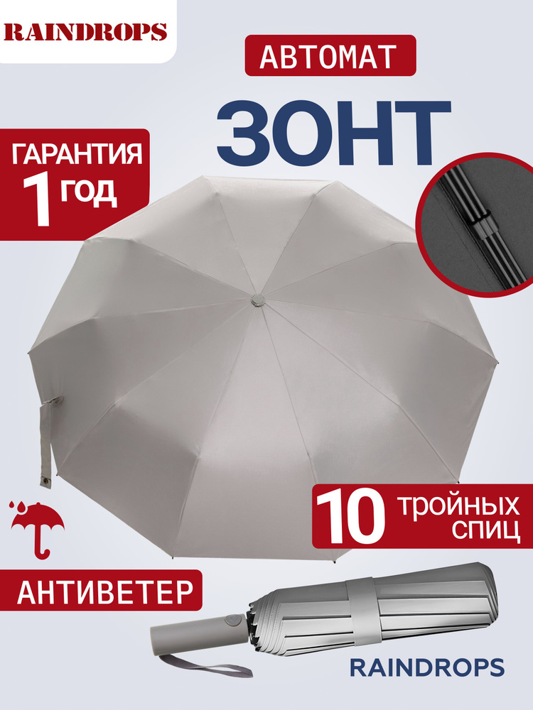 Зонт женский автомат антиветер укрепленный #1
