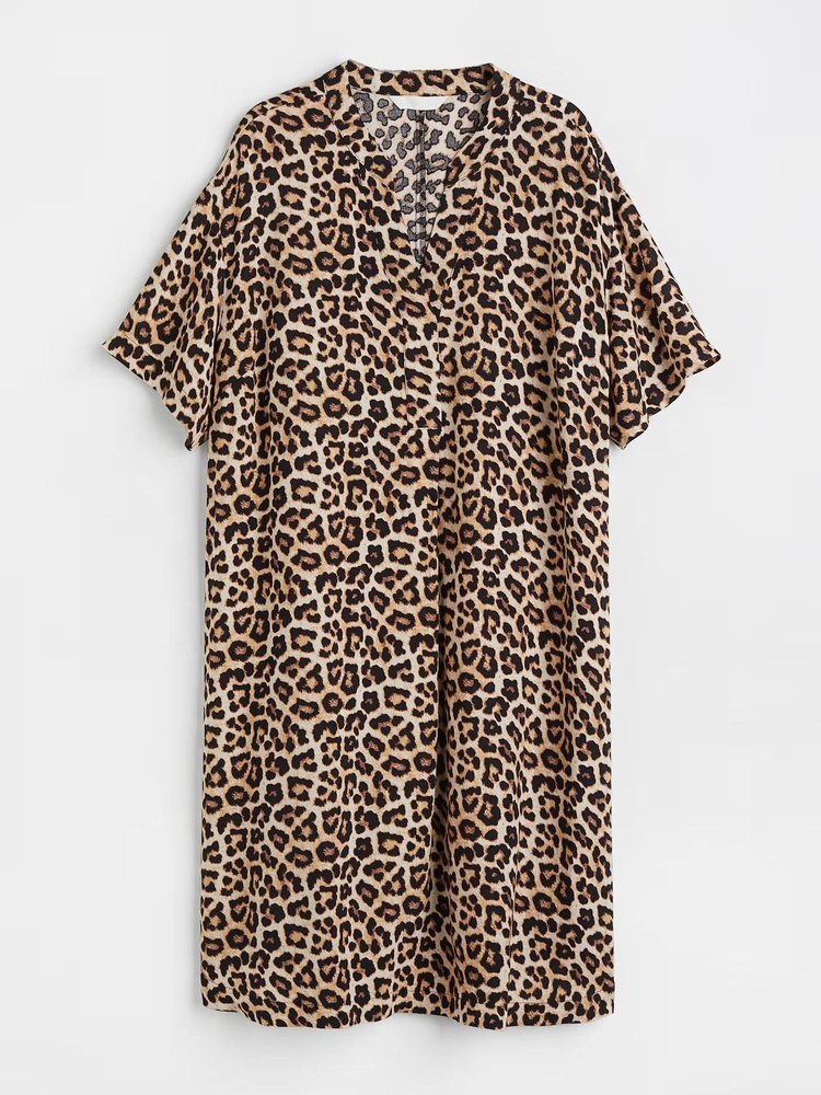 Платье H&M женское леопардовое #1