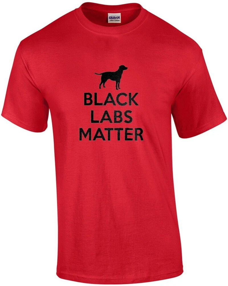 Футболка Футболка Black Labs matter T shirt Tee Labrador Retriever dog lover 1 шт #1