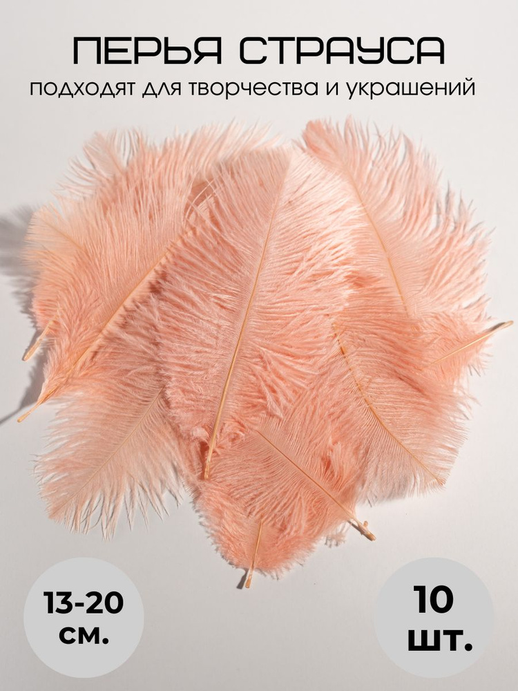 Перья страуса 10шт #1