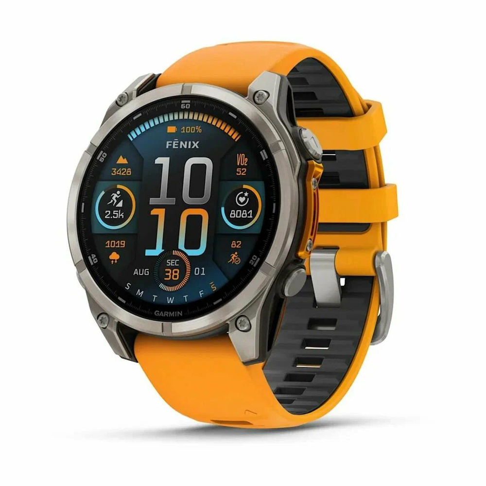 Умные часы Garmin Fenix 8 - 47 мм, AMOLED Sapphire, Titanium #1