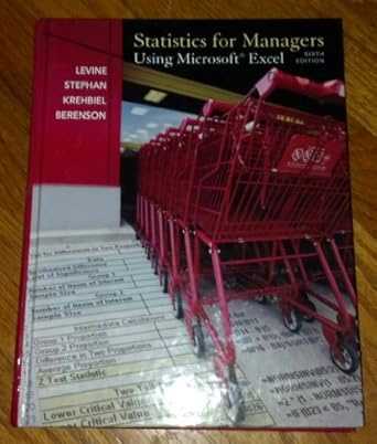 Statistics for Managers: Using Microsoft Excel #1