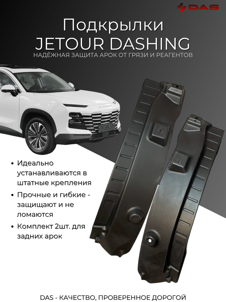 Подкрылок Jetour Dashing 22- (Сзади/ Слева)