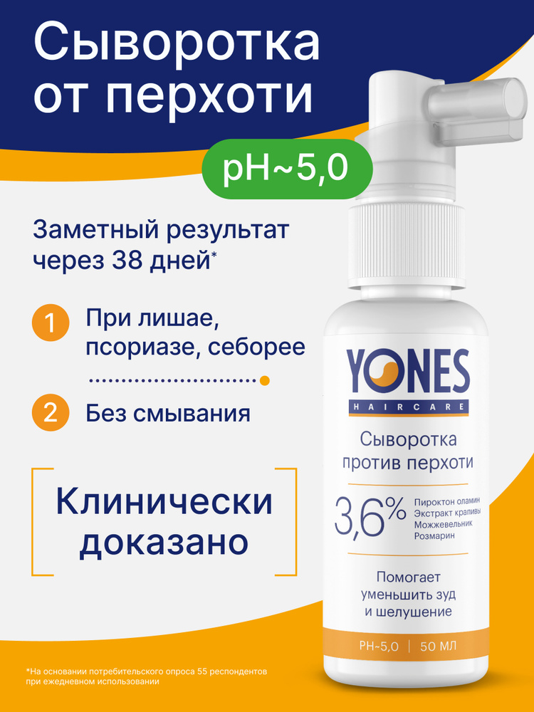 Сыворотка для волос против перхоти с пироктон оламином, 50 мл #1