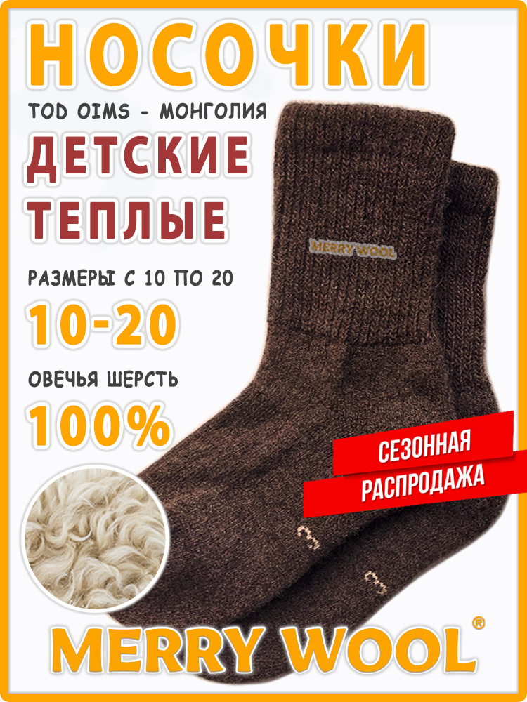 Носки ТОД ОЙМС для мальчиков, для девочек утеплённые универсальные, 1 пара #1
