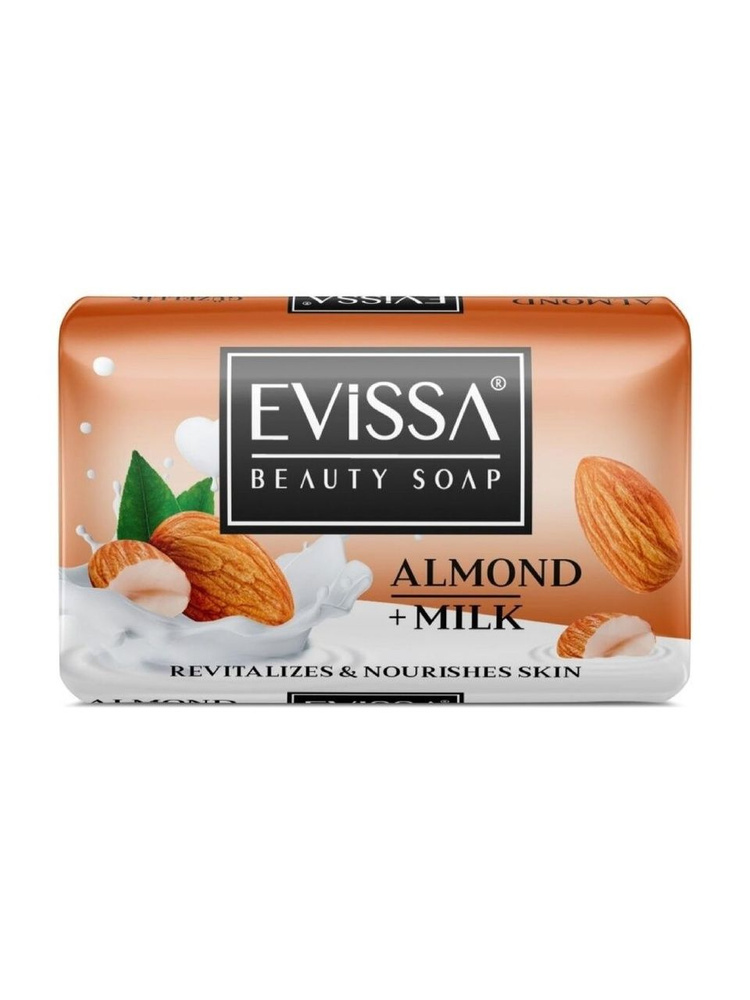 Мыло Evissa Миндаль + Молоко, 125 г #1