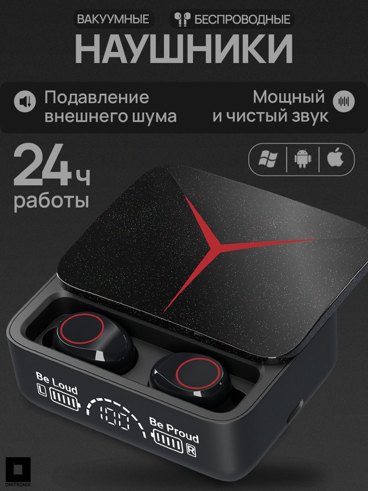 Наушники беспроводные для телефона с микрофоном #1