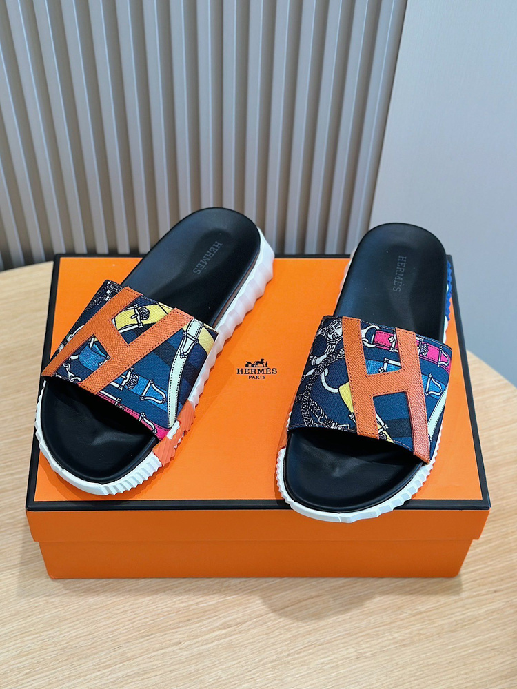 Тапочки Hermes #1