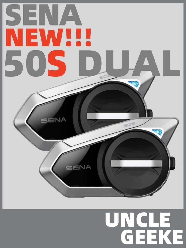 Мотогарнитура Sena 50S Motorcycle Jog Dial Communication Bluetooth Headset #1