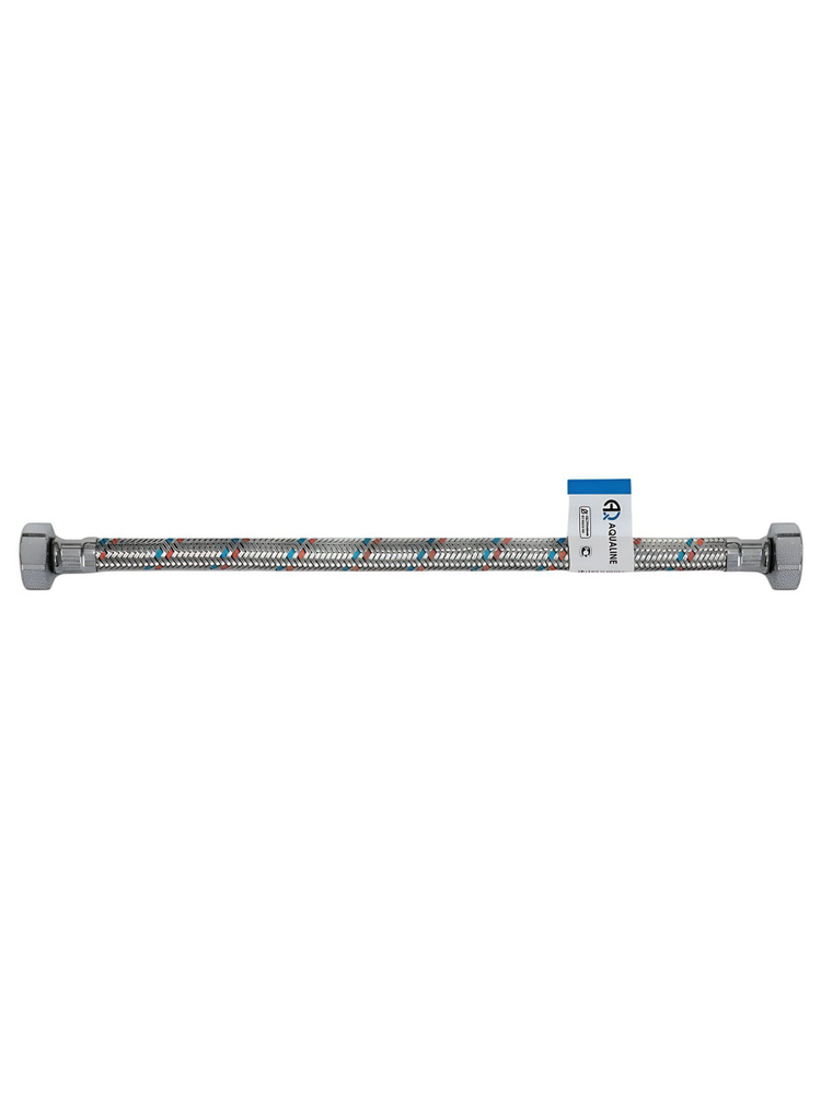 Подводка для воды AquaLine 1/2" 0.5 м г-г, нержавеющая сталь, 90 C, 20 атм #1