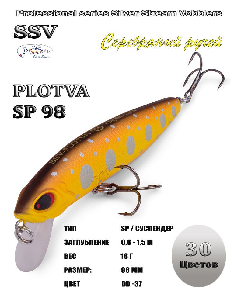 Воблер PLOTVA SP 98 #1