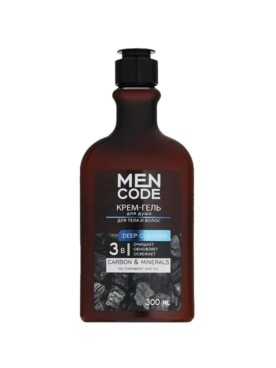 Гель для душа MEN CODE DEEP CLEANING #1
