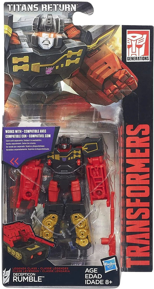 хасбро Трансформеры Titans Return Rumble Legends Class 9cm #1