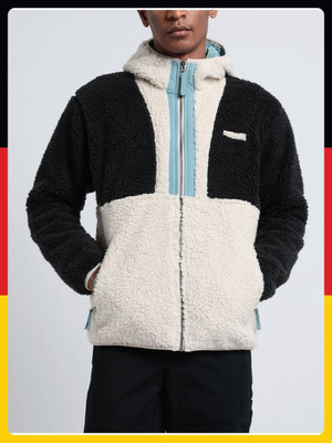 Sherpa hoodie jacket sale