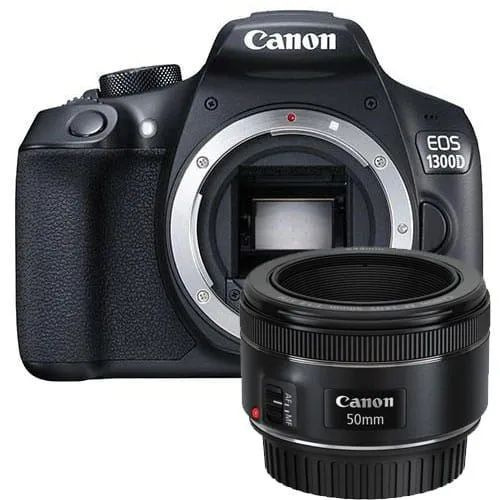 фотоаппарат Canon 1300d kit EF 50mm STM купить на OZON по низкой цене  (1589278041)
