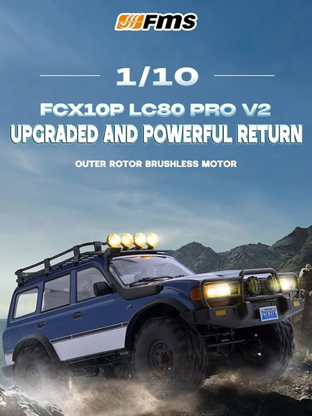 Новинка! FCX10P Simulation LC80 Pro V2 1/10 RC внедорожник ...