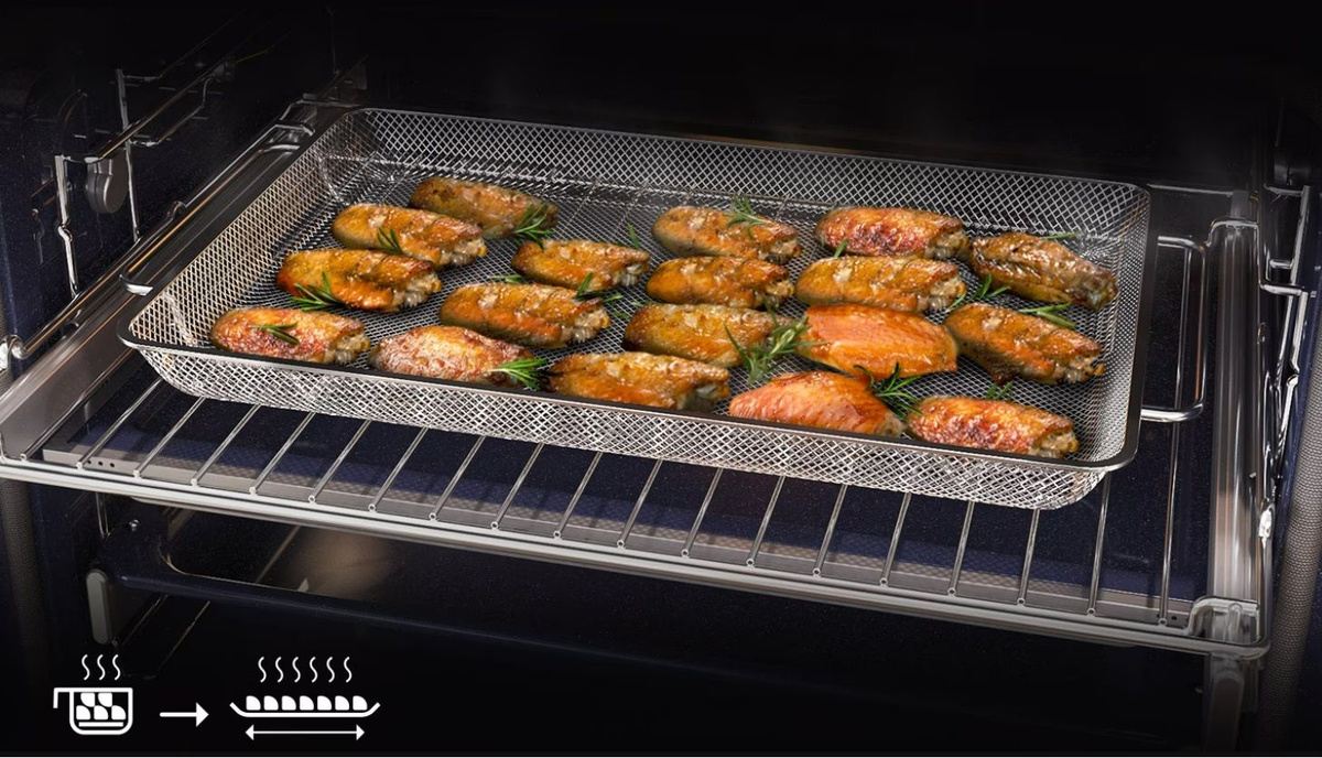 Электрический духовой шкаф Samsung NV7B5645TAK/WT Dual Cook Flex, 76 л ...