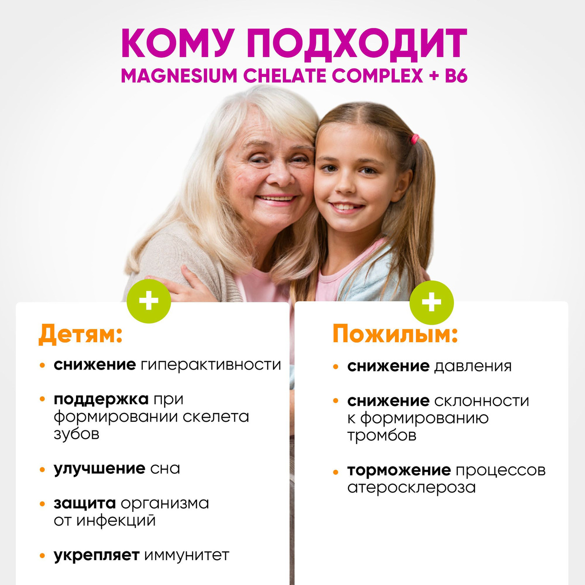 Магний для детей + витамин в6, Витаминный комплекс "Магний Хелат + б6 ...