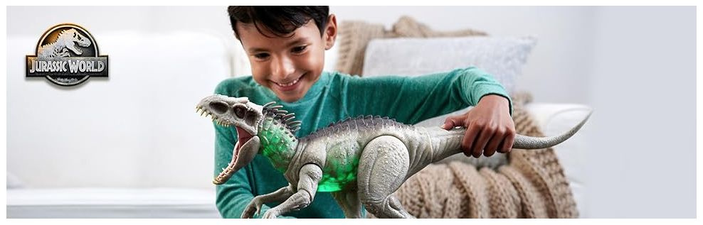 Динозавр Jurassic World Indominus Rex Camouflage Function and Battle ...