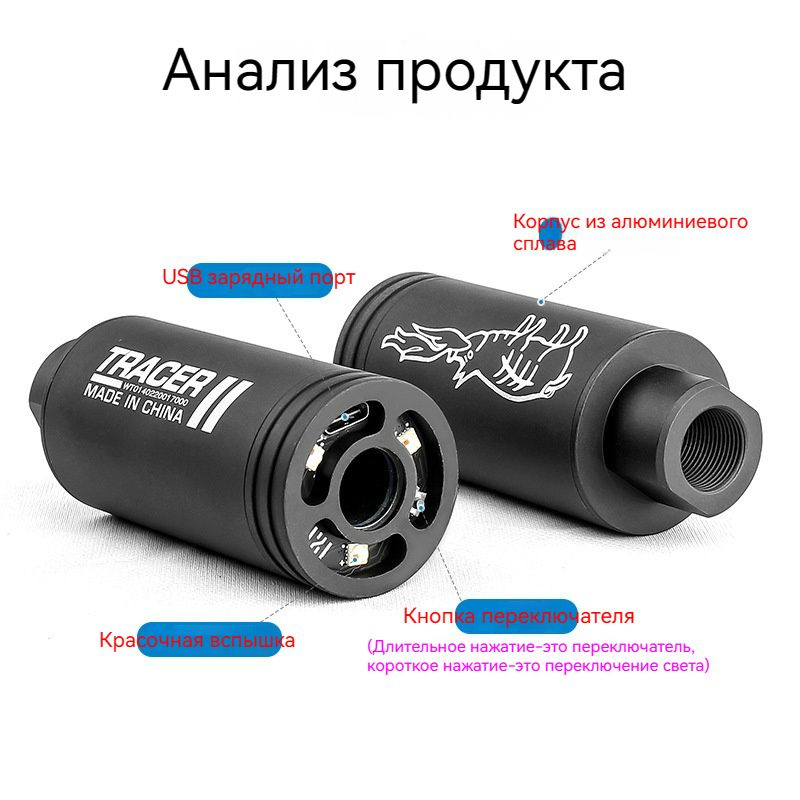 трассерная насадка страйкбол и 1 коробки водяных бомб,Тактическая ...