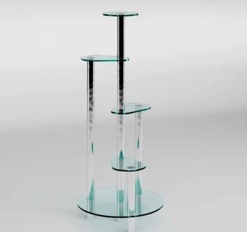 Стеклянная подставка Versace встречает Rosenthal Medusa Crystal Lumiere диам. 10 см