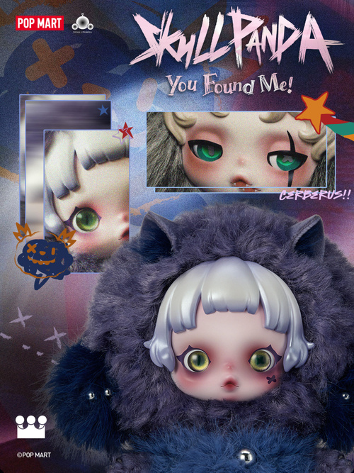 Коллекционная POP MART SKULLPANDA You Found Me! Series Plush Doll