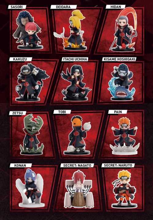 POP MART Naruto: Shippuden Series Battle Against Akatsuki Themed