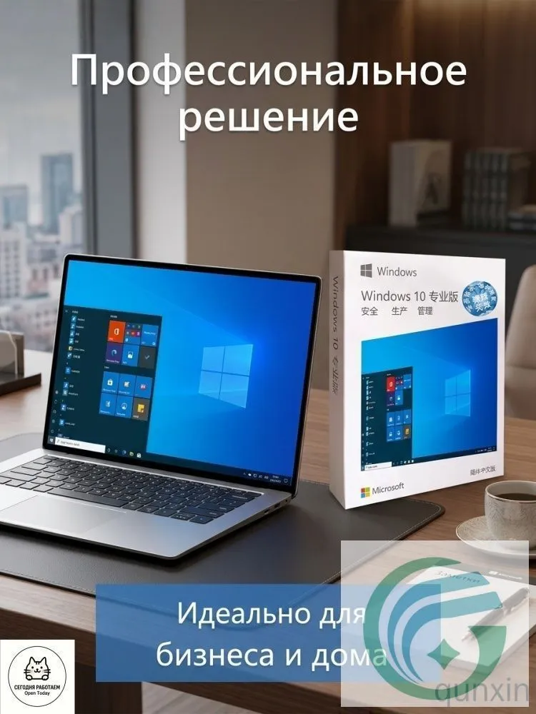 Windows 10 PRO USB-флешка коробочная версия, китайская версия, вариант, фото 5