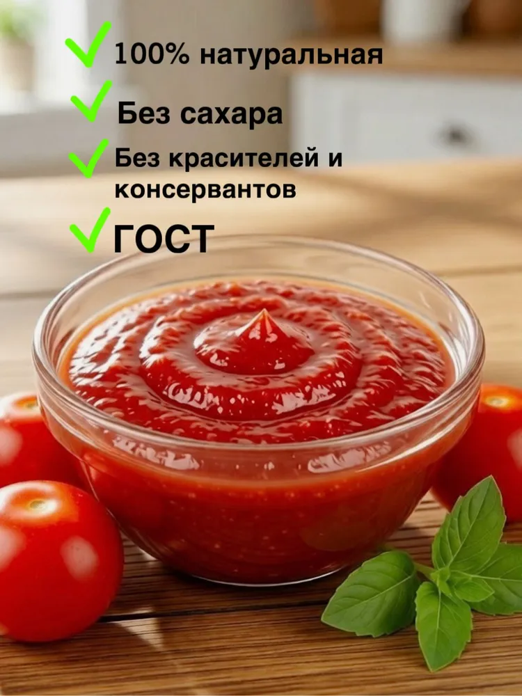 Кухмастер Томатная паста 480г. 1шт., 480 г, 1 шт, фото 2