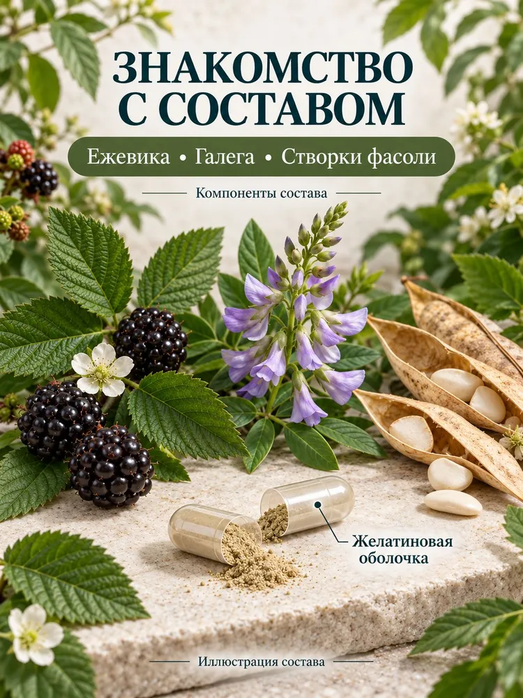 Антидиабет 90 штук. Травы Горного Крыма, вариант, фото 3