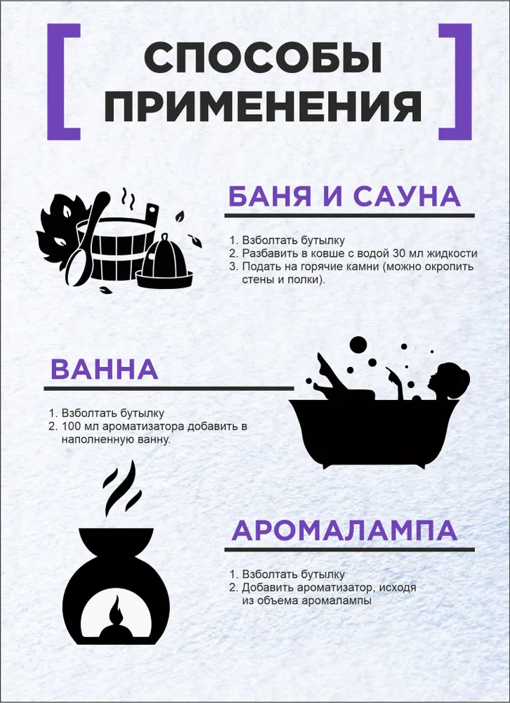 Ароматизатор для бани 3 шт по 100 мл. Настой для бани цветочный, 3 шт, 100 мл, фото 5