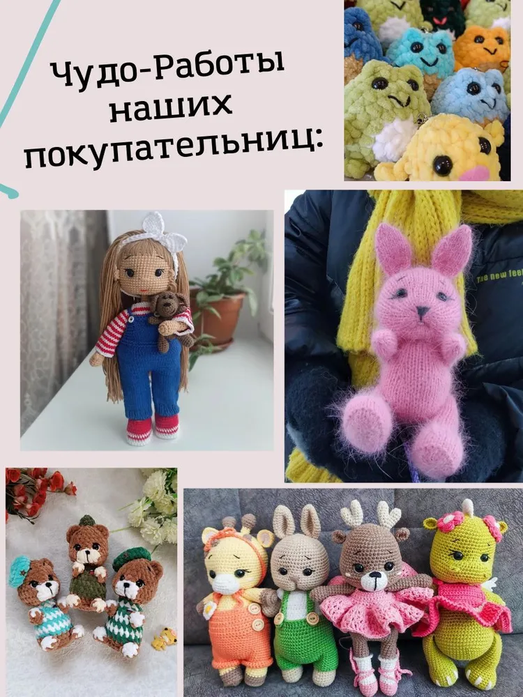 Глазки для игрушек винтовые черные 10мм, 9мм, 8мм с фиксатором / 30 шт, 30 шт, фото 3