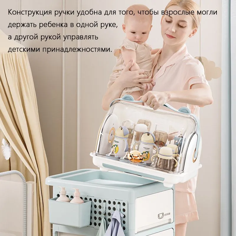 Коробка для хранения бутылочек с детскими товарами, 1 штука, вариант, фото 6