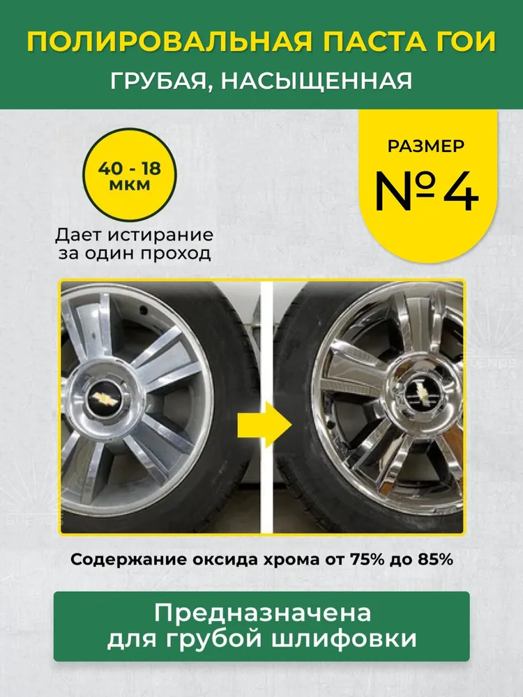 Паста ГОИ №4 35 гр, паста ГОИ для металла, 35 г, фото 2