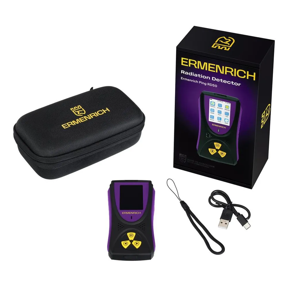 Дозиметр Ermenrich Ping RD50, фиолетовый, фото 6