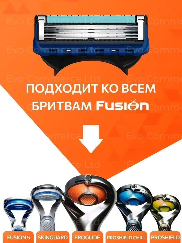 Сменные кассеты для бритвы 6