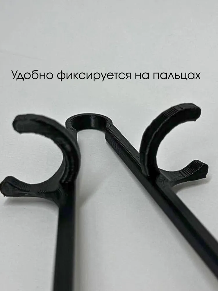 Палочки для суши, в виде кошачьих лапок, 2 шт в наборе, 3D печать пластиковые палки для еды, 2 шт, фото 4