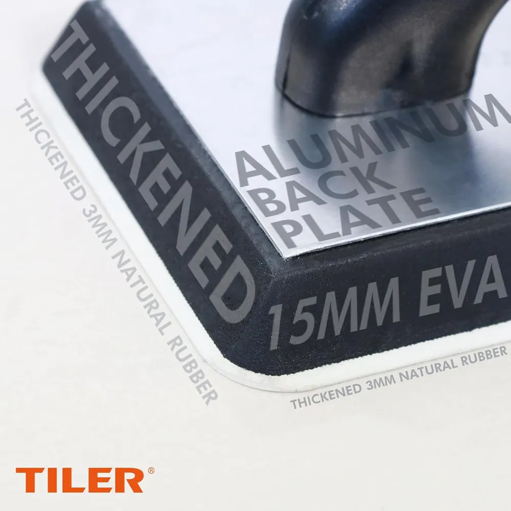 Терка для цементной затирки Tiler 240 * 100 мм, латекс на полиуретановой основе, арт. 4997, 240x100 мм, фото 5